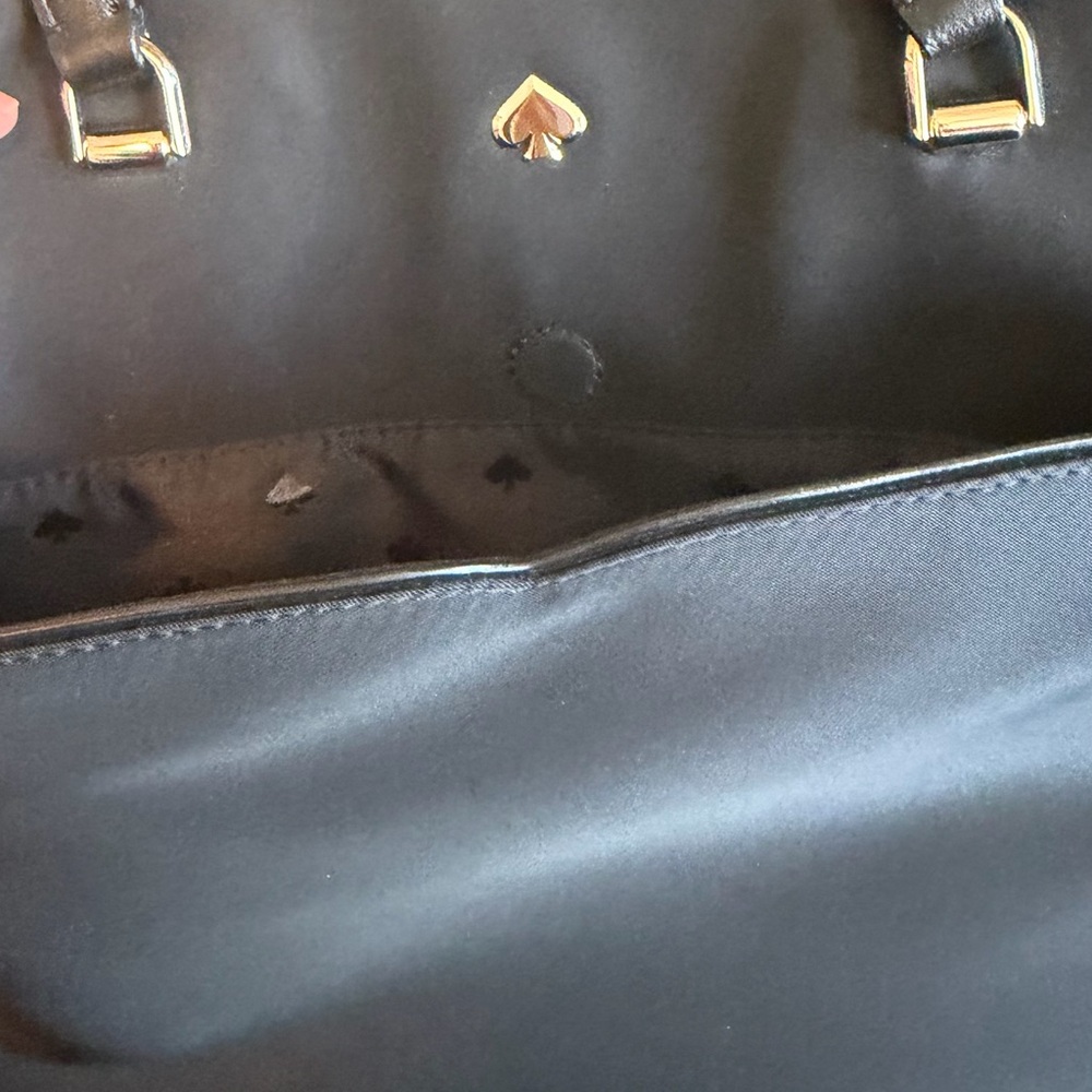 kate spade Black Nylon Laptop Briefcase with Shoulder Strap - Picture 8 of 10